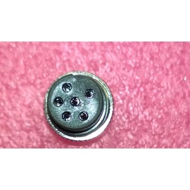 Unbranded/Generic RCI / RANGER 6 PIN  SCREW TOGETHER FEMALE MICROPHONE PLUG CB / 10 METER  NOS