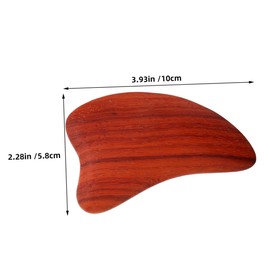 Vaguelly 2pcs Wooden Tool for Face Back Neck Natural Wood Facial Massage Tool Ergonomic Design Portable Scraping Board
