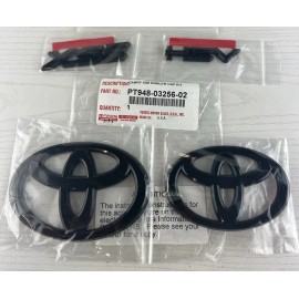 TOYOTA NEW OEM TOYOTA 2025 CAMRY XSE HEV BLACKOUT EMBLEM OVERLAY KIT