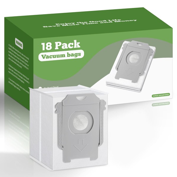 VBN VBN 18 Pack Replacement Parts Bags, Compatible with irobot