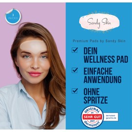Sandy Skin 3 x Anti-Wrinkle Pads - Decoltee Wrinkle Removal Pads Anti-Wrinkle Reusable Eye Pads Anti Wrinkle Chest Anti Forehead Wrinkle Pad Anti Ageing