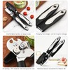 QIUWORE Tin Opener,Tin Openers for Arthritis Hands,Tin Openers That Work,Comes