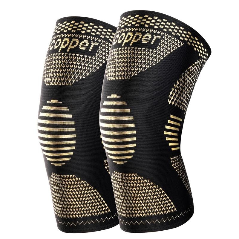 Copper Knee Braces for Knee Pain(2 pack)- Knee Compression Sleeve