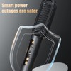 LED Hair Straightening Brush Negative Ion Adjustable Temperature Automatic Straight
