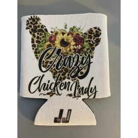 Unbranded Crazy Chicken Lady Can Cooler