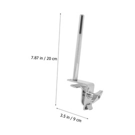 Totority Drum Cowbell Holder Clamp Cowbell Bracket for Bass Drum Extension Easy to Install Percussion Accessory and Jam Blocks
