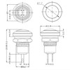 CLDIY Metal Momentary Push Button Switch Waterproof Silver Point 8