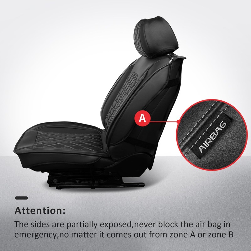 MIROZO Truck Seat Covers Full Set for 2018-2026 Jeep Wrangler