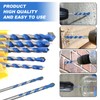 Fliesenbohrer Fliesen Bohrer Set Glasbohrer Keramikbohrer Steinbohrer Hartmetallbohrer Bohrer Set