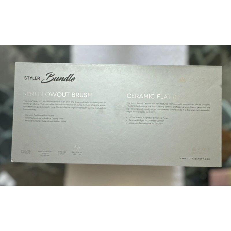 Sutra STYLER Bundle 6 Piece SET NEW MODEL SILVER (NEW