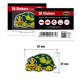 Quattroerre 475 Sticker 3d Turtle