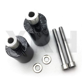 SMT-No Cut Frame Slider Crash Protector Compatible With 2004-2011 Fz6 Fazer Fz6S Carbon [B075VM7NP6]