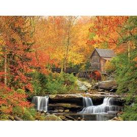 White Mountain Puzzles Old Grist Mill - 1000 Piece Jigsaw Puzzle