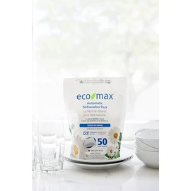 eco-max Eco-Max Hypoallergenic Automatic Dishwasher Pacs, 50 count, Fragrance-Free