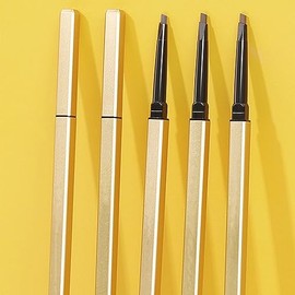 Lapiz de Cejas, Delineador de Cejas Cosmético, Lápiz para Cejas de Maquillaje de Doble Cabeza Duradero sin Manchas para Cejas Definidas con Precisión 