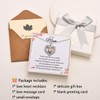 Shuxin Mum Gifts from Daughter Son, Heart Pendant Mum Necklace