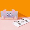 Pack of 12 cartoon animal envelopes, greeting cards, cute greeting