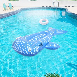 Inflatable Surfboard | Inflatable Body Boards for Beach - Whale Mat with Handles, Floating Pool Floats Water Toys for Kids Outdoor Lake Beach River Swimming Summer