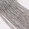 Natural Mini Pearl Beads Irregular Rice Shape Dyed Grey Freshwater