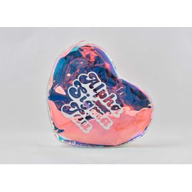 Alpha Sigma Tau Heart Shaped Makeup Bag