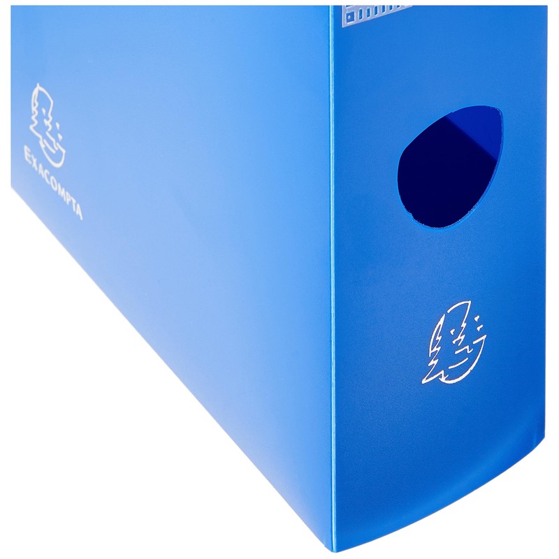 Exacompta 60 mm Press Student Filing Box - Blue