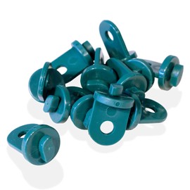 Katai - Set of 24 Greenhouse Twist Clips Plant Hangers - Durable Plastic Green House Hook Clips - Perfect for Hanging Flower Baskets, Pots Insulation and Accessories