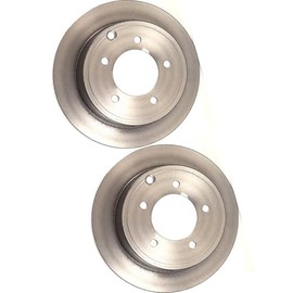 AUTO DN Rear Disc Brake Rotor for Chrysler 200 2011-2014 for Jeep Compass 2007-2017 for Chrysler Sebring 2007-2010 for Dodge Avenger 2008-2014 for Dodge Caliber 2007-2012 2 X Replacement 5105515AA