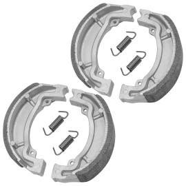 Caltric Front & Rear Brake Shoes for Suzuki Rv90 Rover 1972 1973 1974 1975 1976 1977