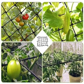 2 Pcs Scrog Net 3x3 FT Trellis Net for Grow Tent Elastic Trellis Netting with Hooks, Loop Tape, Garden Label for Indoor Plant Growing Tents Garden Plant Climbing Plants Support