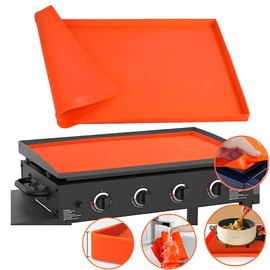 ODRAGO Blackstone Griddle Mat for 36" Griddle- Large Blackstone accessories Griddle Buddy Mat Protects from Dust, Insects, and Rust-Waterproof Silicone Grill Mat -Heat Resistant Bbq Grill Mat