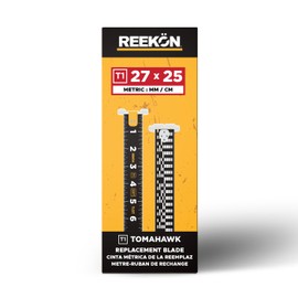 REEKON T1 Tomahawk Digital Tape Measure Replacement Blade – Metric Units (7.6 m) – Easy Install