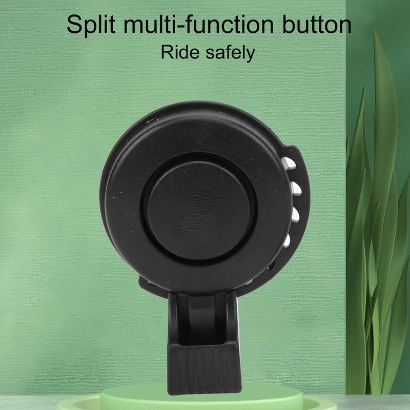 Bicycle Electric Horn Handlebar IP65 120dB USB Charging 3 Sound