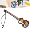 Miniature Electric Guitar Model Innovative Simulation Hand Crafted Wooden Guitar