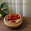 Rattan Fruit Tray Hand Woven Elegant Traditional Natural Rattan Serving