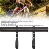 20CM Carbon Tube Bicycle Handlebar Extender Bracket Mount Bike Headlight