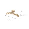 WOONEKY 1pc Cat Eye Alloy Hair Clip for Women and
