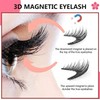 MOVVIYE Magnetic Eyelashes, Magnetic Eyelashes with Applicator, 2025 New Reusable