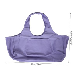 SUPVOX Large Capacity Yoga Fitness Bag for Women Yoga Tote Bag Carry Case Travel Gym Essentials Organizer