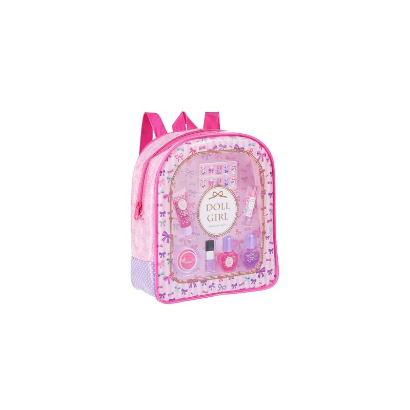 Race 900024 Doll Girl Makeup Backpack, Cosmetics Accessories for 6