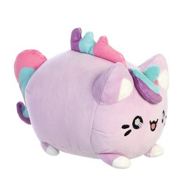 Aurora, 14289, Tasty Peach Lavender Dream Meowchi, 7In, Eco-friendly soft toy
