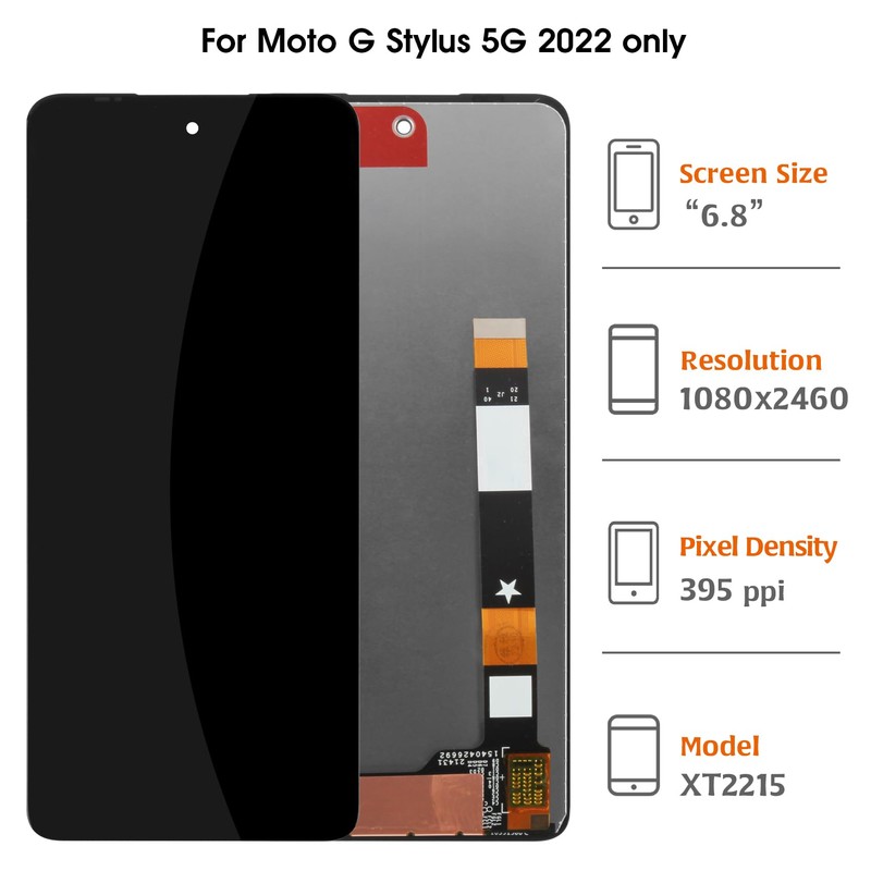 Olivechard for Motorola Moto G Stylus 5G 2022 6.8" LCD