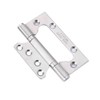 Stainless Steel Hinges, Small Flush Door Hinges with Screws, Smooth