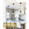 Audickic Black Pendant Lights Kitchen Island, 10.5" Farmhouse Pendant Lighting