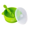 Papu Baby 1 Babero + Bowl/tazon Grande C/cuchara De Silicon
