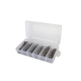 1200PCS Plastic Welding Kit with Storage Box, 6 Different Shapes Plastic Welder Staples