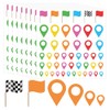 5 Set Map Location Stickers Indicator Labels Map Pointer Camping