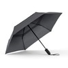 ShedRain Windjammer Automatic Vented Compact Folding Travel Umbrella - Charcoal,