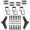 HECASA Trailer Leaf Spring Hanger Kit for Double Eye Springs