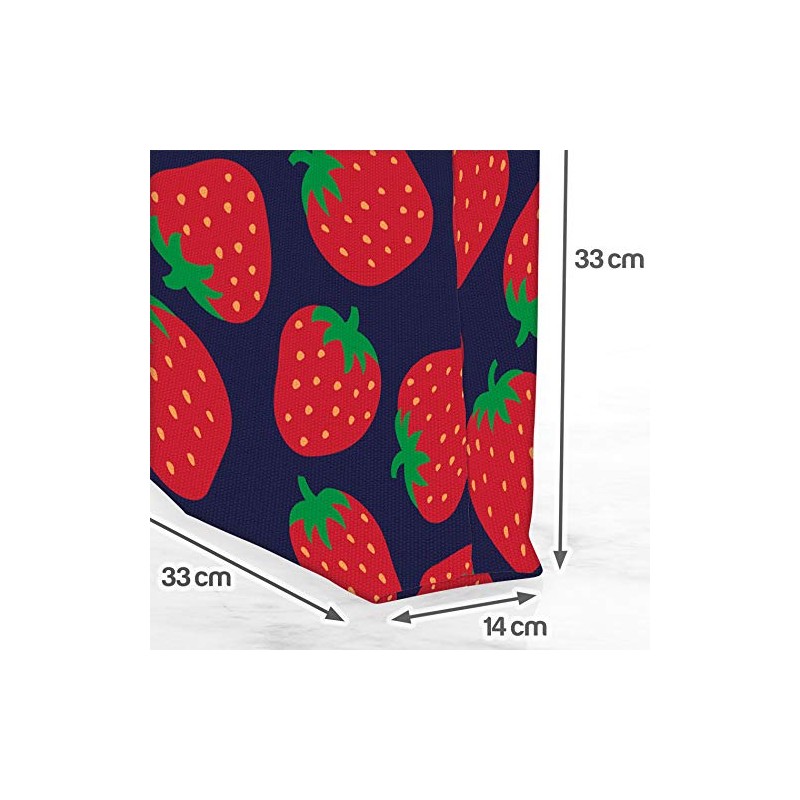 VOID Strawberry Pattern Bag, 33 x 33 x 14 cm,