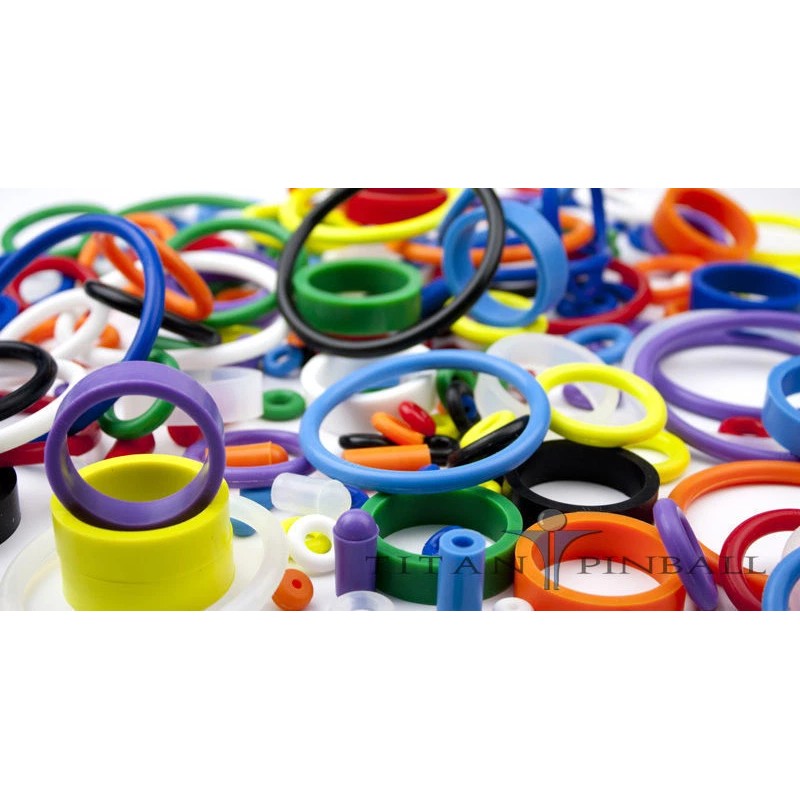 Titan Pinball Universal Pinball Machine Rubber Ring Kit - Titan